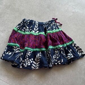 Floral Bohemian Skirt - Multicolor